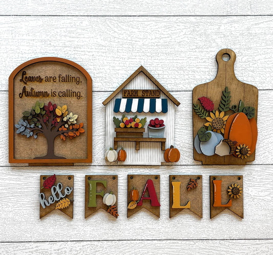 Interchangeable Bench- Autumn Leaves HSH01144