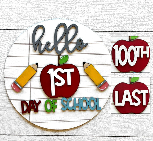 Hello School Apple Sign HSH01092