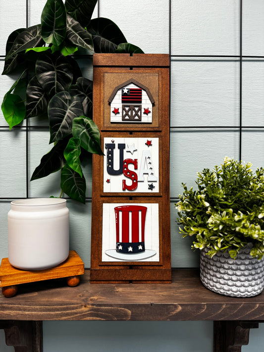 Shutter Frame- Patriotic Set 2 HSH01003