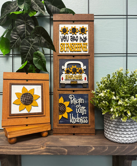 Shutter Frame- Sunflower HSH01005