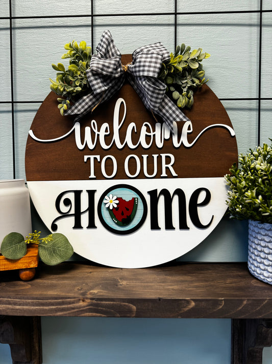 Interchangeable HOME Round HSH01007