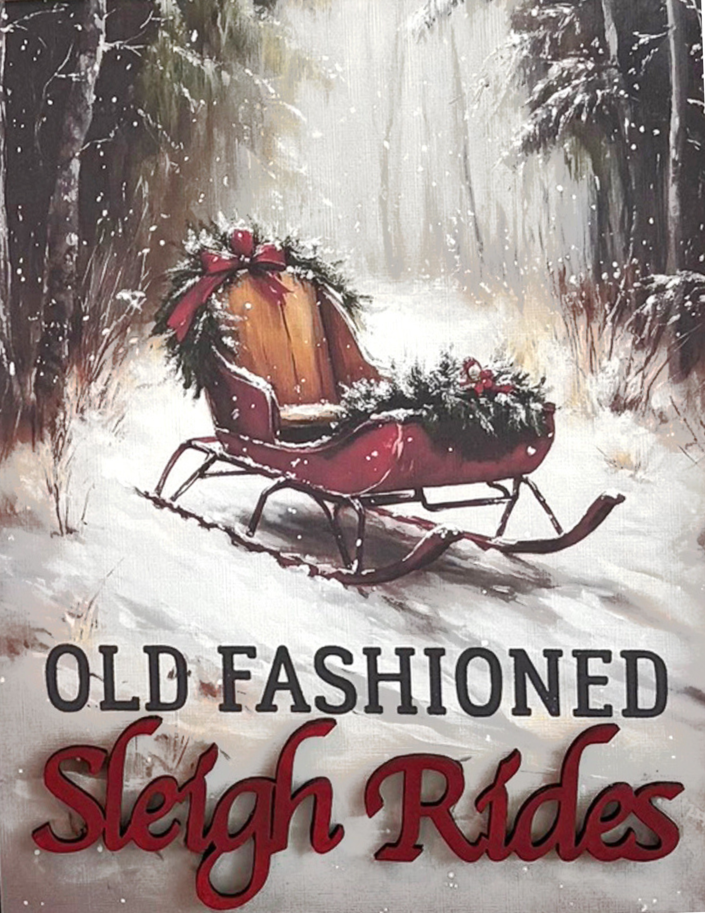 12/15/2024 6pm: Sleds & Wall Art