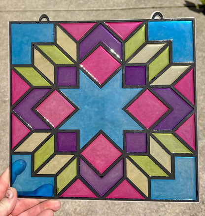 Faux Stain Glass: Multiple Dates