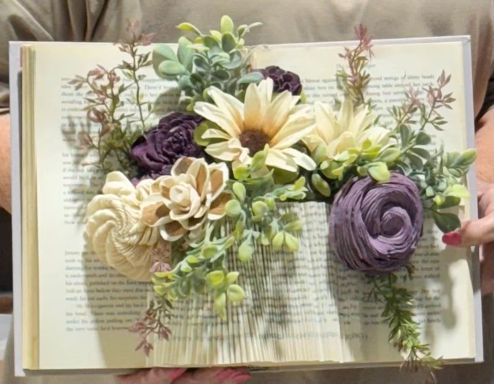 Book Vase & Flowers: July 30th @ 6pm