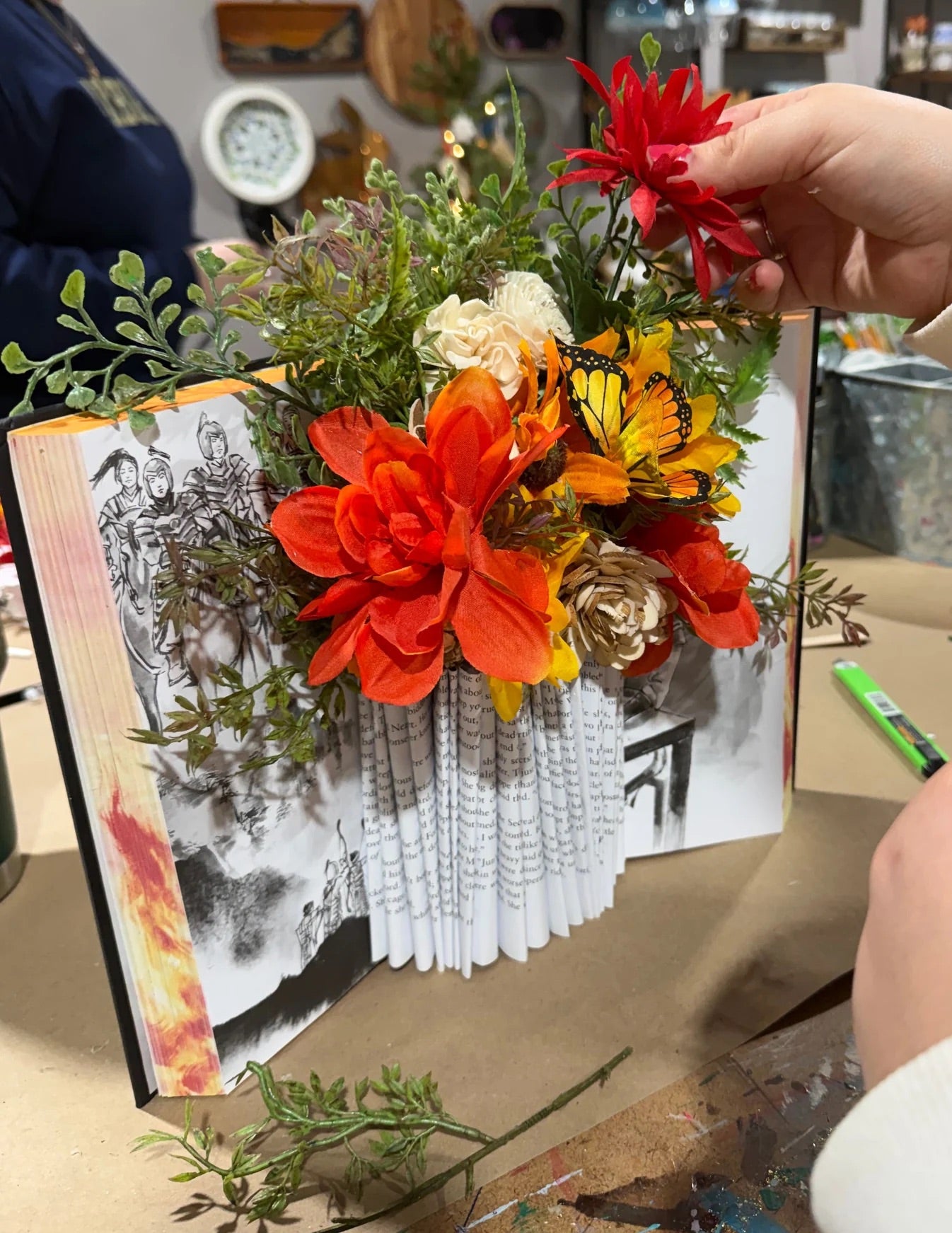 Book Vase & Flowers: July 30th @ 6pm