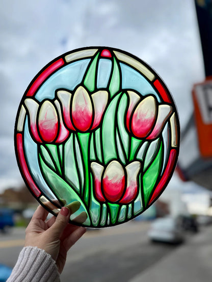 Faux Stain Glass: Multiple Dates