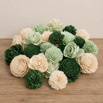 Book Vase & Wood Flowers - PRE-ORDER TAKE HOME KIT