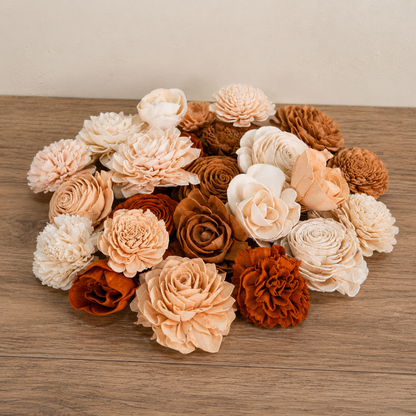 Book Vase & Wood Flowers - PRE-ORDER TAKE HOME KIT
