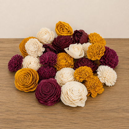 Book Vase & Wood Flowers - PRE-ORDER TAKE HOME KIT