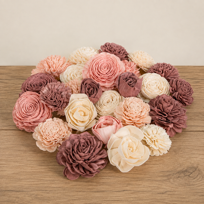 Book Vase & Wood Flowers - PRE-ORDER TAKE HOME KIT