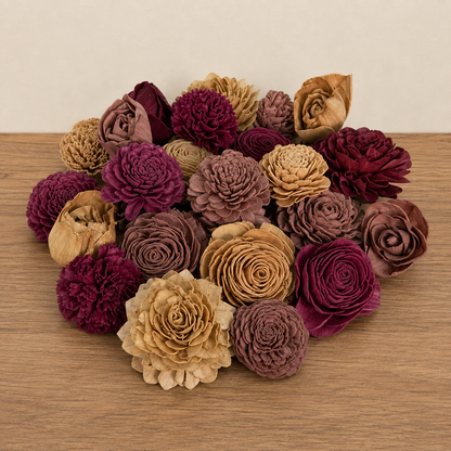 Book Vase & Wood Flowers - PRE-ORDER TAKE HOME KIT