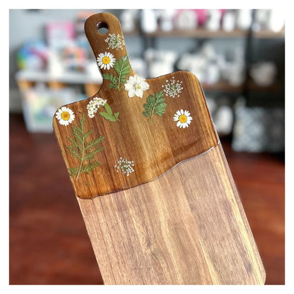 Dried Flower Resin Boards: Multiple Dates