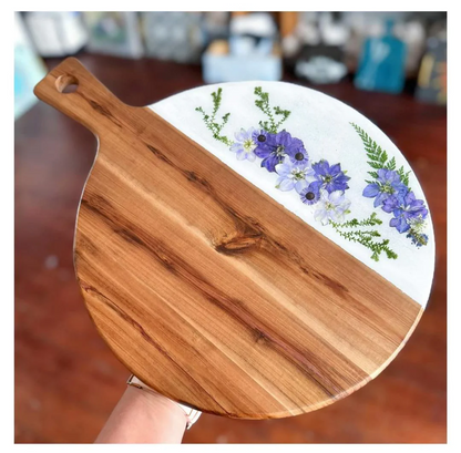 Dried Flower Resin Boards: Multiple Dates