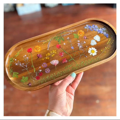 Dried Flower Resin Boards: Multiple Dates