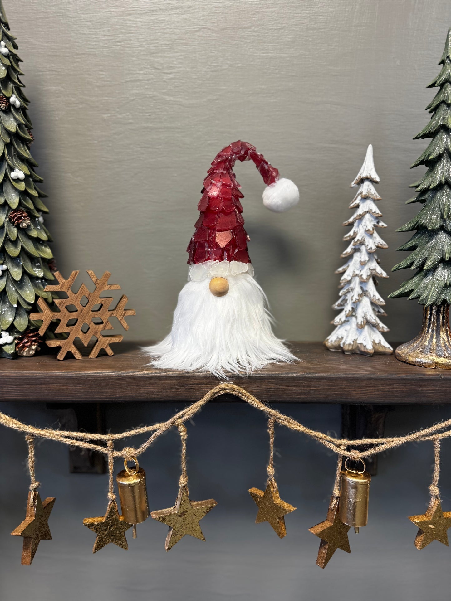 Sea Glass Grinch Tree