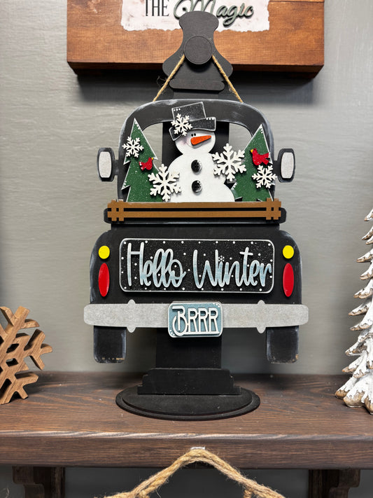 Truck Insert- Hello Winter
