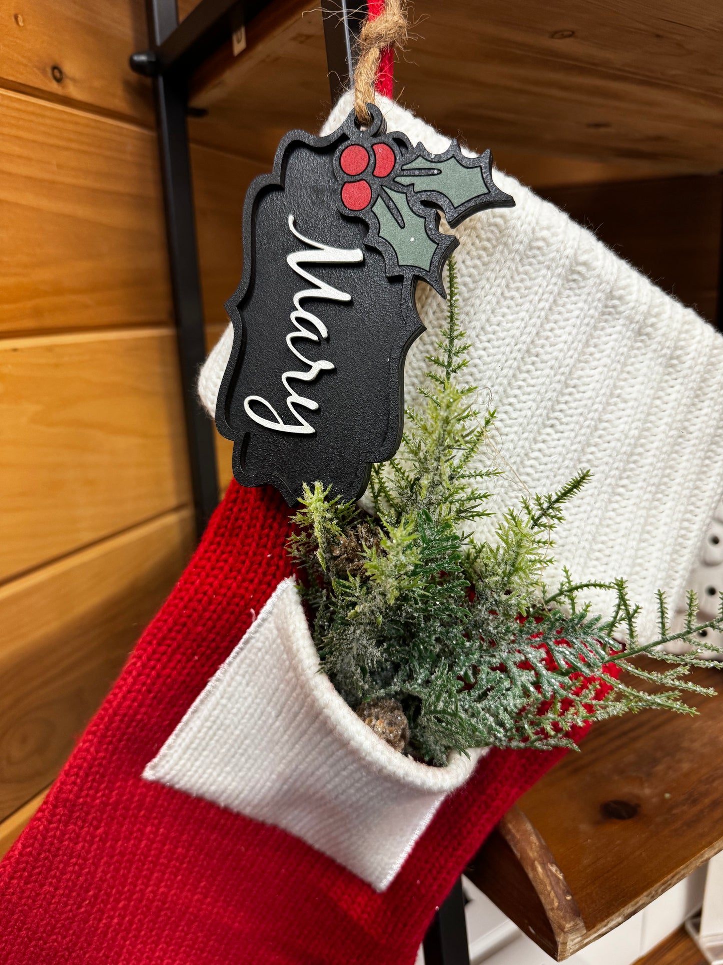 Personalized Stocking Name Tags