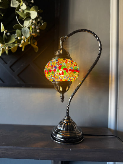 Swan Neck Mosaic Lamp: MULTIPLE DATES AVAILABLE