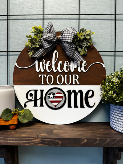 Interchangeable HOME Round HSH01007