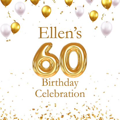Private Party- Ellen's 60th Birthday, 10/25/26 @ 12pm