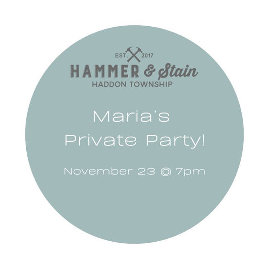 11/23/2024 7:00 PM Maria's Private Party