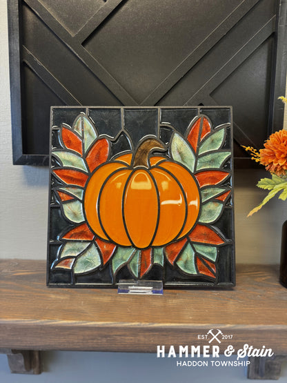Fall Faux Stained Glass