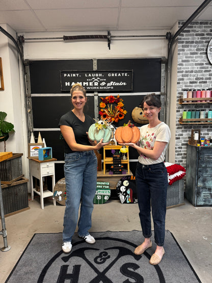 Rustic Wood Pumpkin- Thursday, October 10 @ 1PM