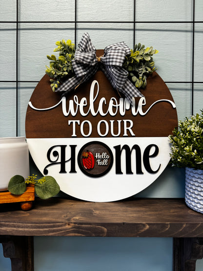 Interchangeable HOME Round HSH01007