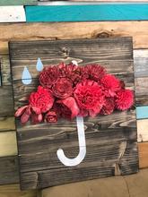 Hand Dip Wooden Flowers- Autumn